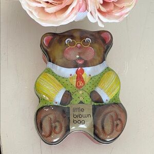 Bloomingdales Little Brown Bag Teddy Tin
